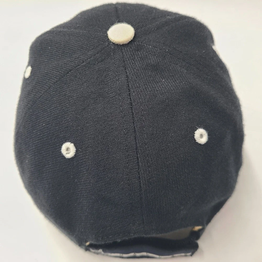 Vintage Dallas Cowboys Hat Adjustable Twins Enterprise Black NFL Wool Blend Men‎